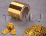 Golden Chocolate Coins Foil Wrapping Aluminum Foil